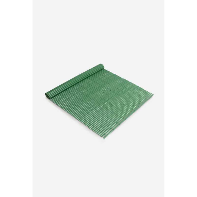 VALLA DE OCULTACIÓN MEDIA CAÑA PVC VERDE 900gr/m² 1,5X3M
