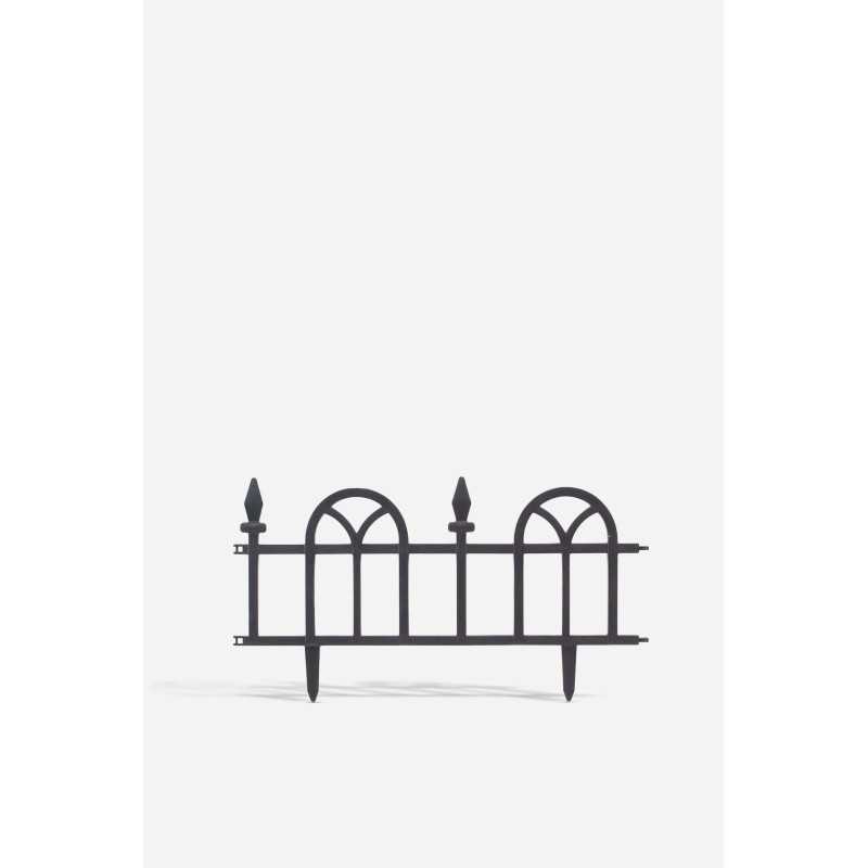 Set de 4 Vallas de Plástico para Jardín de 32x60 cm - 2 Colores