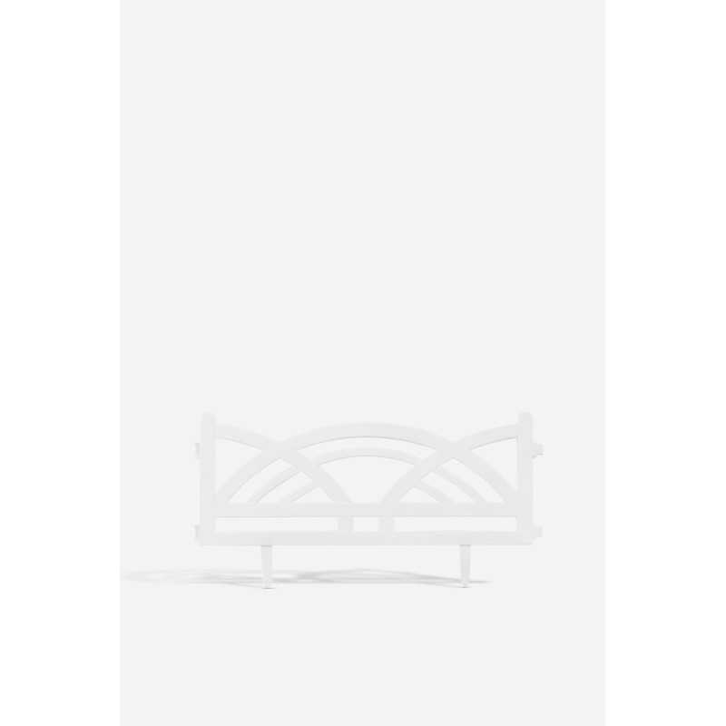 Set de 4 Vallas de Plástico para Jardín de 30x60 cm - 2 Colores