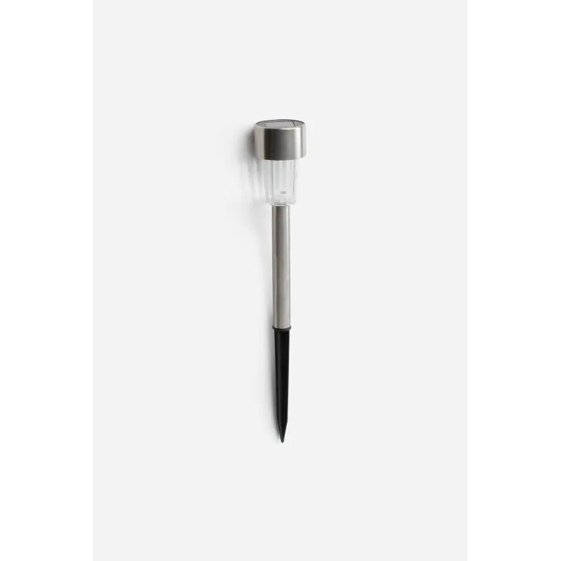 PACK DE 24 ANTORCHAS LUZ SOLAR ACERO INOX. D.4.5X31 cm - LUZ BLANCA