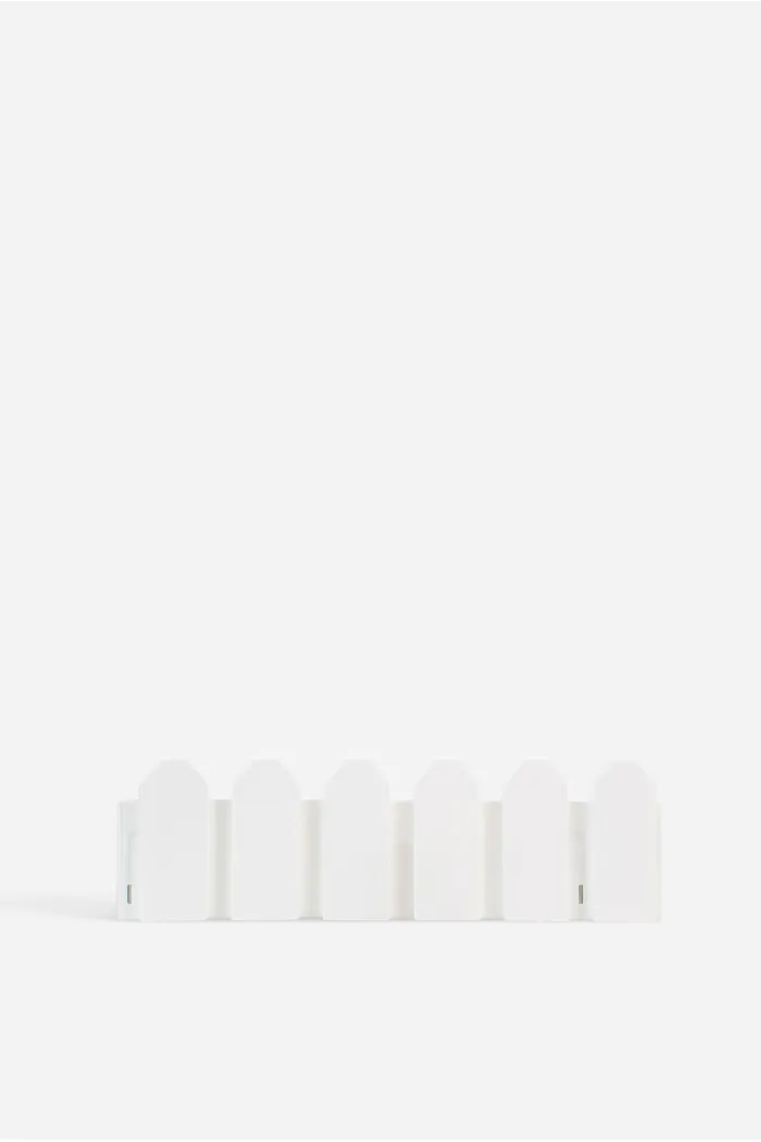 Set de 4 vallas de jardín - Blanco