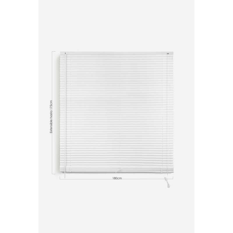 Persiana veneciana blanca PVC (180X175 cm)