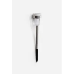 PACK DE 24 ANTORCHAS LUZ SOLAR ACERO INOX. 32,5 cm - LUCES MULTICOLOR
