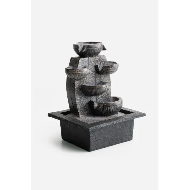 FUENTE ELÉCTRICA DECORATIVA PIEDRA 22X19X29