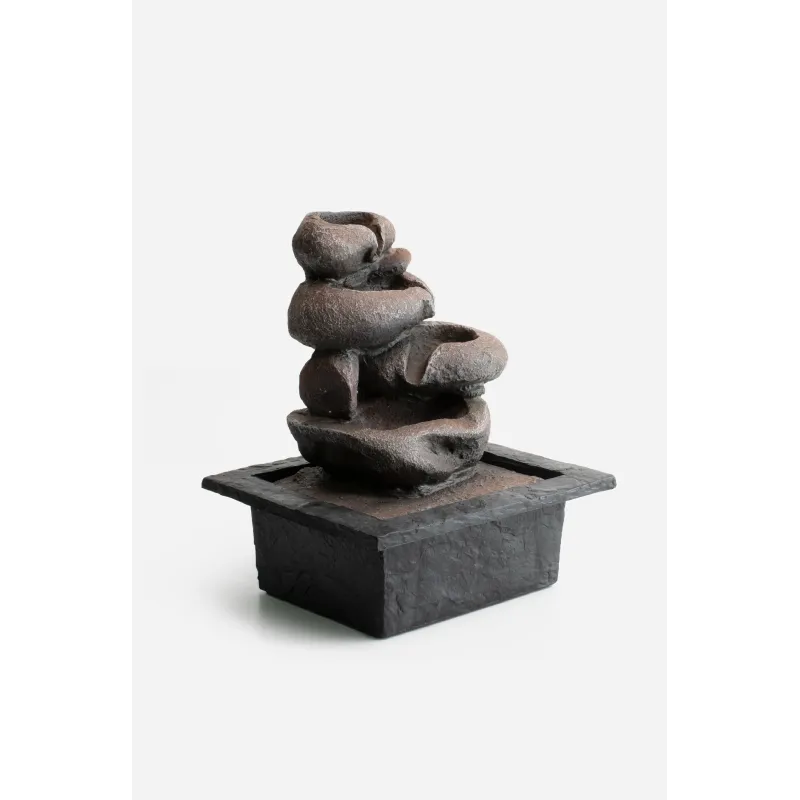 FUENTE ELÉCTRICA DECORATIVA PIEDRA 22X19X29