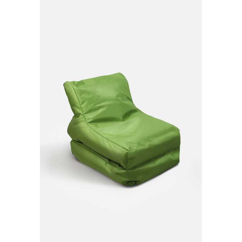 PUF SILLA/TUMBONA IMPERMEABLE EXTERIOR VERDE 160X60X60