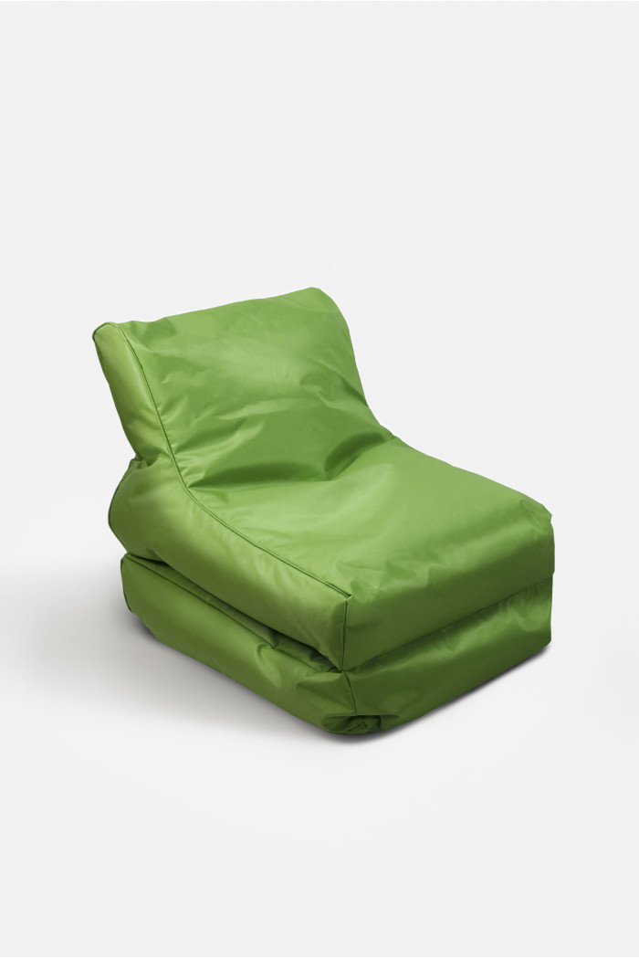 PUF SILLA/TUMBONA IMPERMEABLE EXTERIOR VERDE 160X60X60