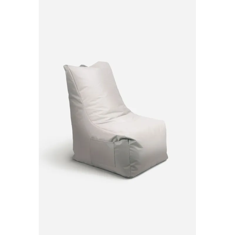 PUF SILLA IMPERMEABLE EXTERIOR BLANCO 80x65x100 cm