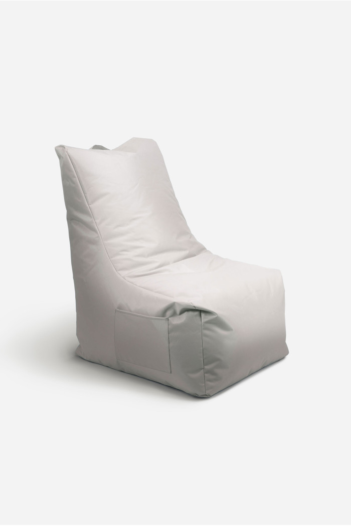 PUF SILLA IMPERMEABLE EXTERIOR BLANCO 80x65x100 cm