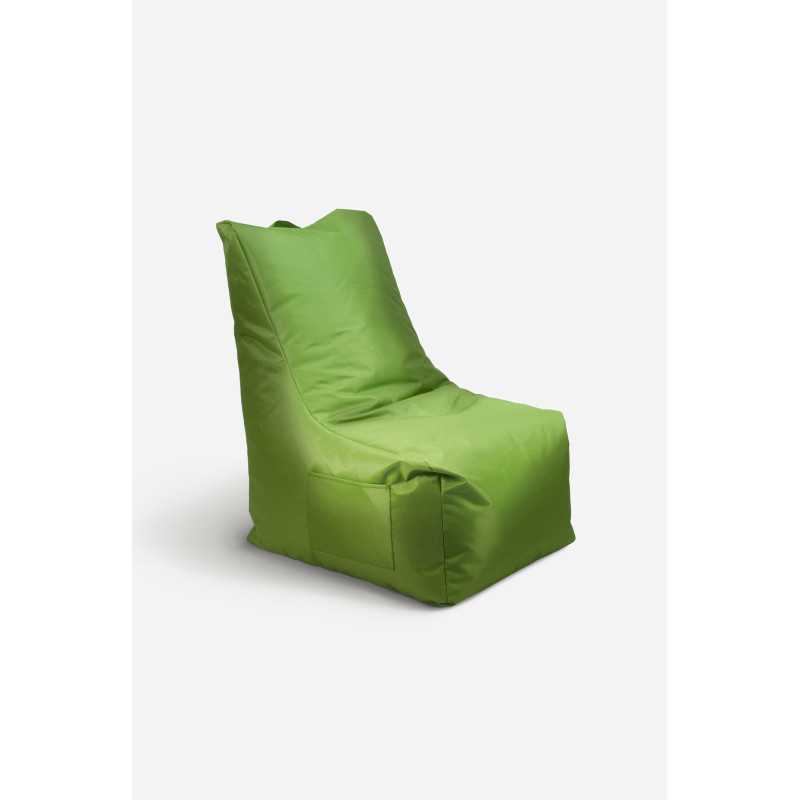 PUF SILLA IMPERMEABLE EXTERIOR VERDE 80x65x100