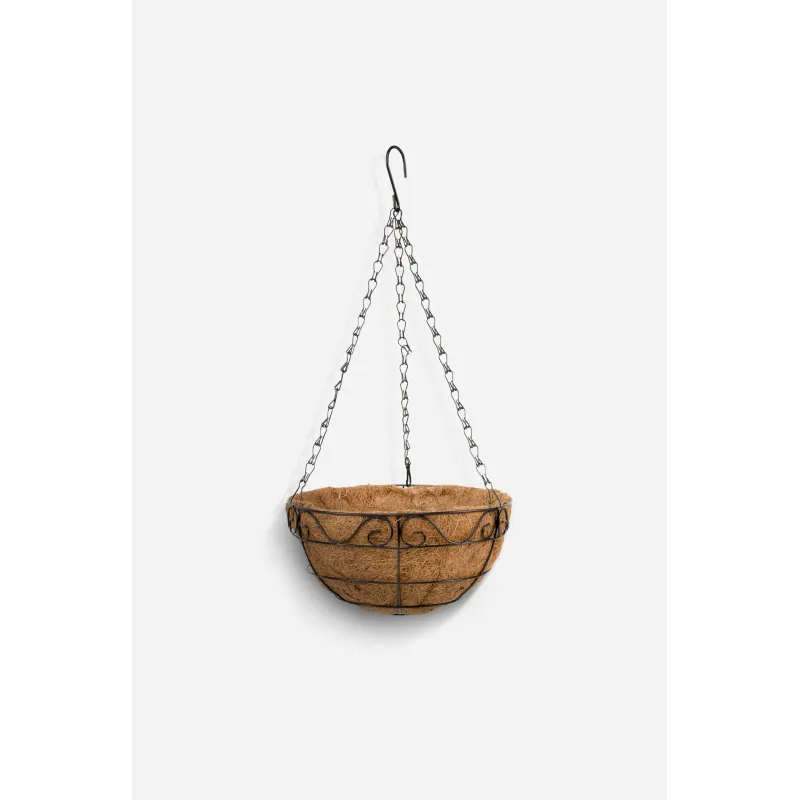 MACETERO COLGANTE DE COCO D.25X13 cm