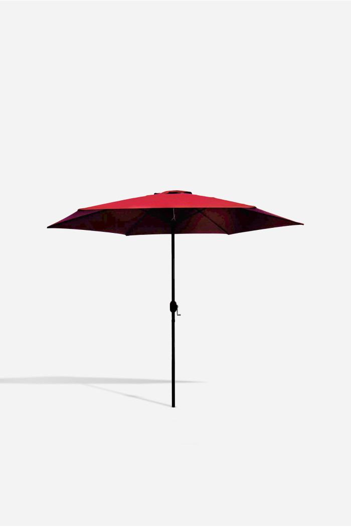 PARASOL JARDÍN D.3M GRANATE - POSTE ALUMINIO D.38mm