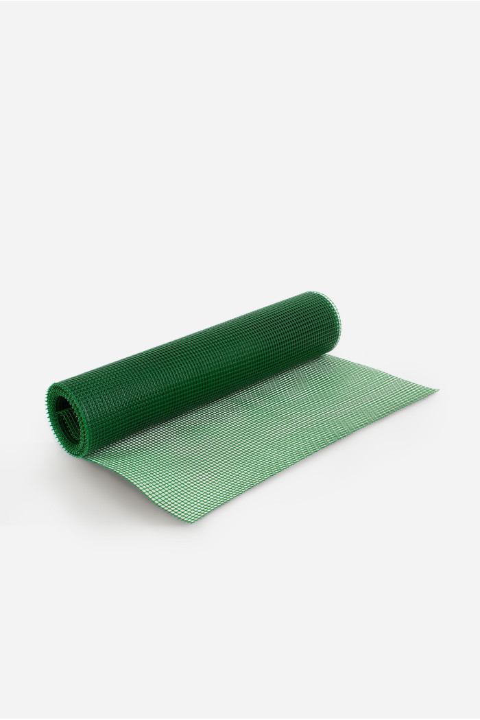 MALLA DE PLÁSTICO (5 X 5 MM) VERDE 300G/M²