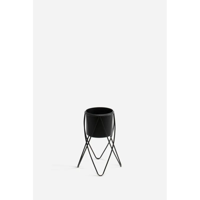 PEANA HIERRO MACETERO 28X28X44 CM 3 DISEÑOS