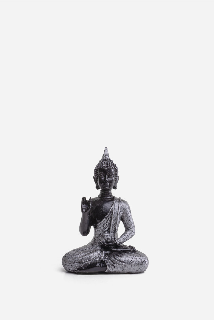 FIGURA BUDA EN RESINA 13.5X6.5X19 CM