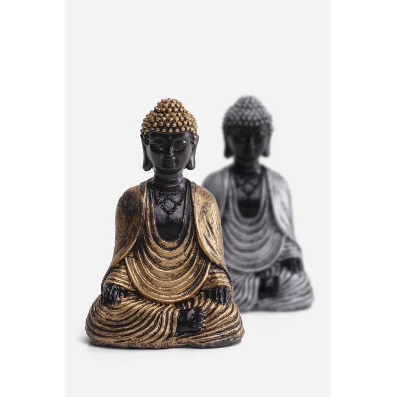 FIGURA BUDA EN RESINA 9.5X6X14 CM – DISPONIBLE EN 2 MODELOS