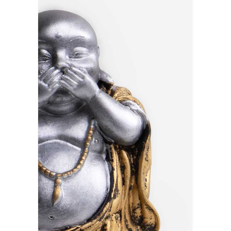 SET DE 3 FIGURAS BUDA EN RESINA 10X6X14 CM 2 MODELOS