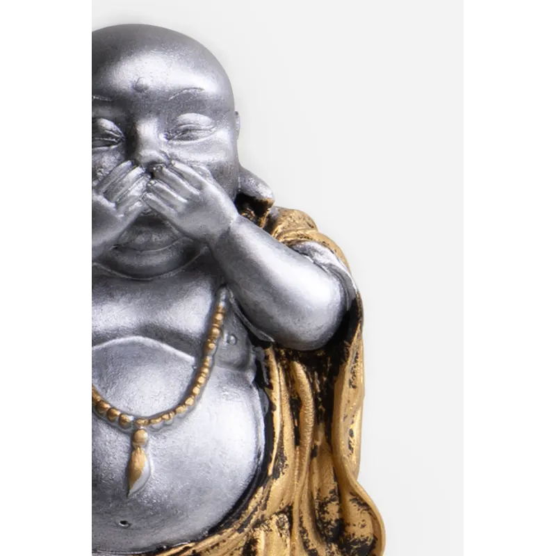 SET DE 3 FIGURAS BUDA EN RESINA 10X6X14 CM 2 MODELOS