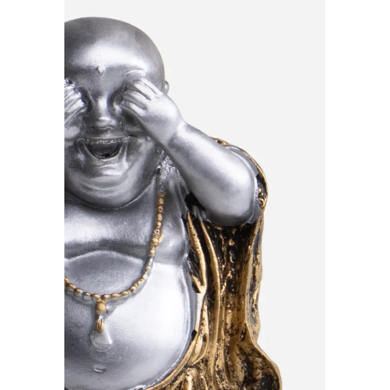 SET DE 3 FIGURAS BUDA EN RESINA 10X6X14 CM 2 MODELOS