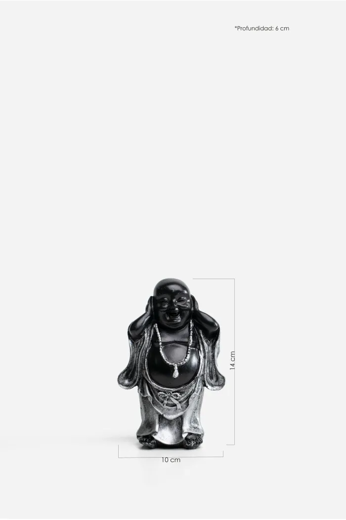 SET DE 3 FIGURAS BUDA EN RESINA 10X6X14 CM 2 MODELOS