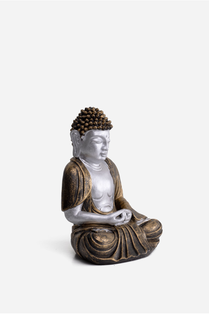 FIGURA BUDA EN RESINA 17.5X12.5X23 cm - DISPONIBLE EN 2 MODELOS