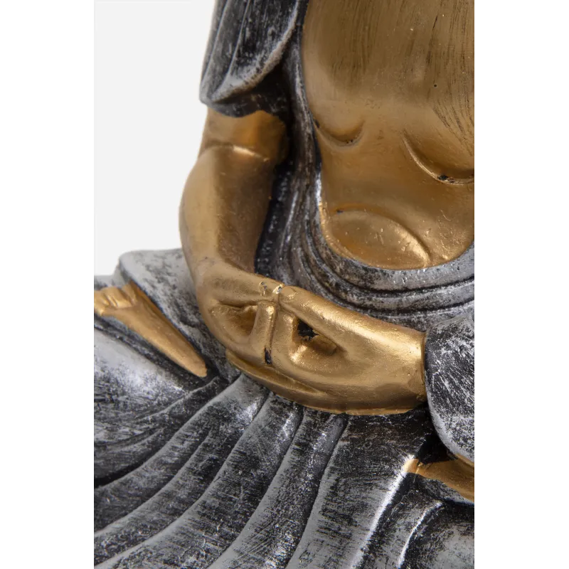 FIGURA BUDA EN RESINA 17.5X12.5X23 cm - DISPONIBLE EN 2 MODELOS