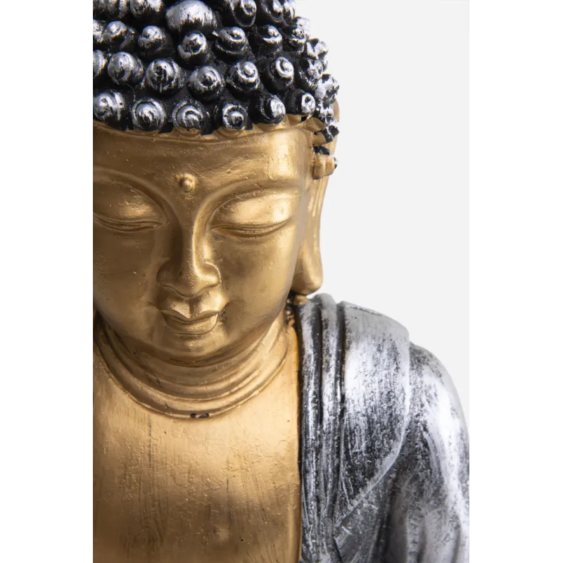 FIGURA BUDA EN RESINA 17.5X12.5X23 cm - DISPONIBLE EN 2 MODELOS