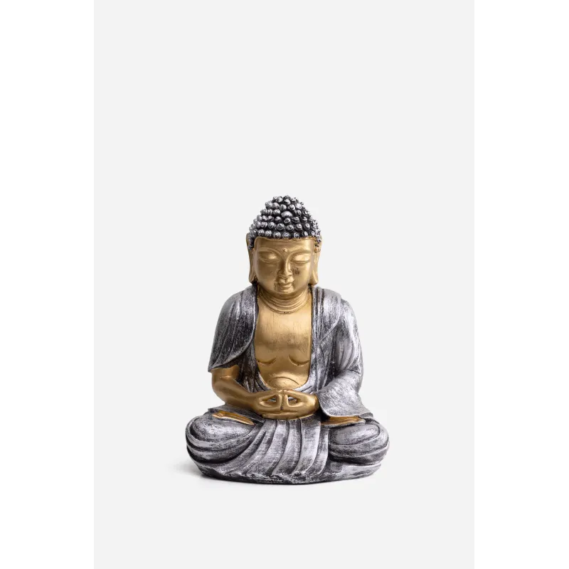 FIGURA BUDA EN RESINA 17.5X12.5X23 cm - DISPONIBLE EN 2 MODELOS