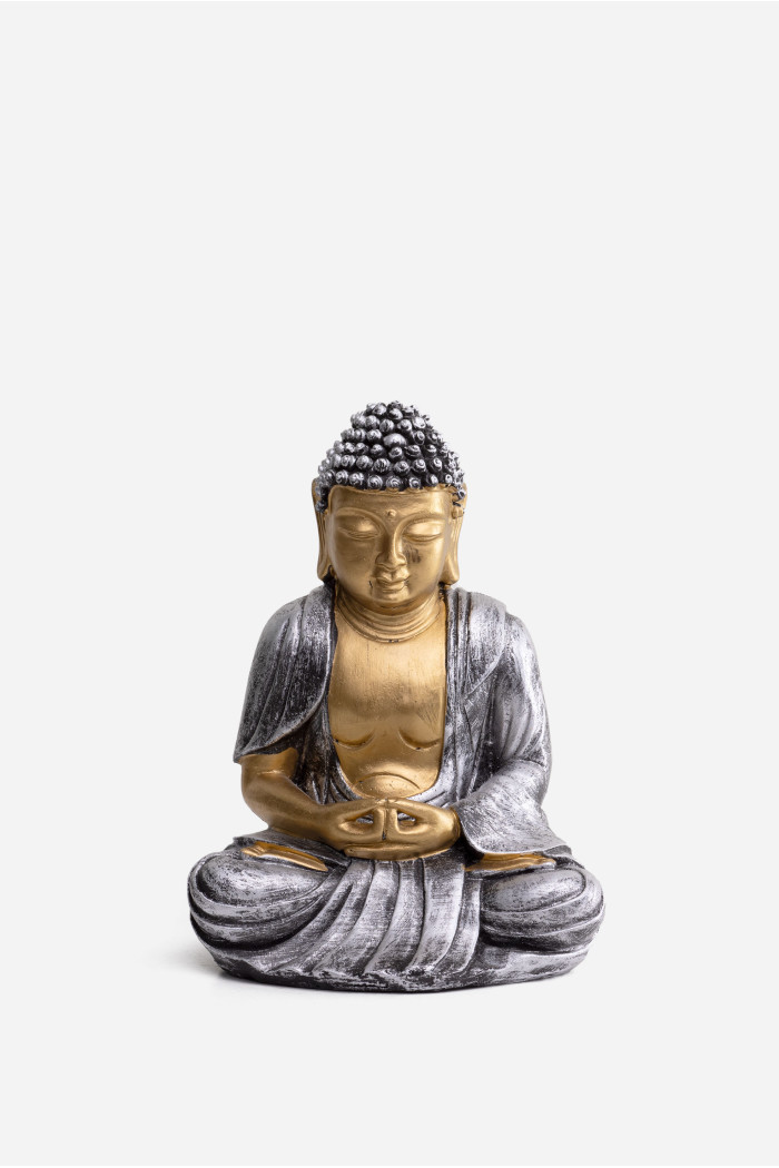 FIGURA BUDA EN RESINA 17.5X12.5X23 cm - DISPONIBLE EN 2 MODELOS