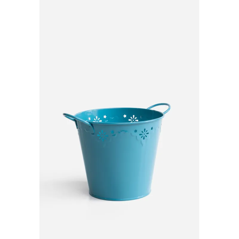 Set de 3 Cubos de Latón con Asas Wanda – Varios Colores | 22x16x14,5 cm