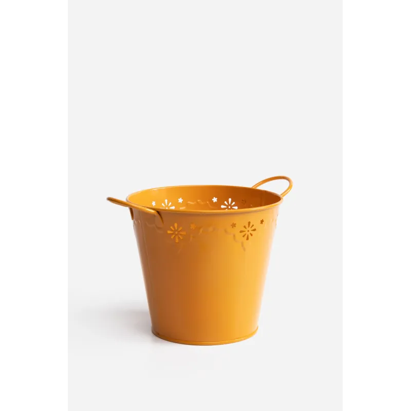 SET 3 CUBOS LATÓN CON ASAS – VARIOS COLORES | 22 X 16 X 14,5 CM