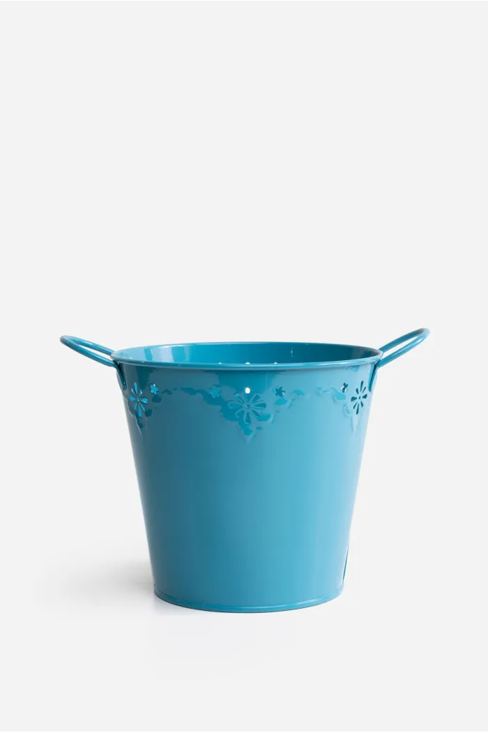 Set de 3 Cubos de Latón con Asas Wanda – Varios Colores | 22x16x14,5 cm