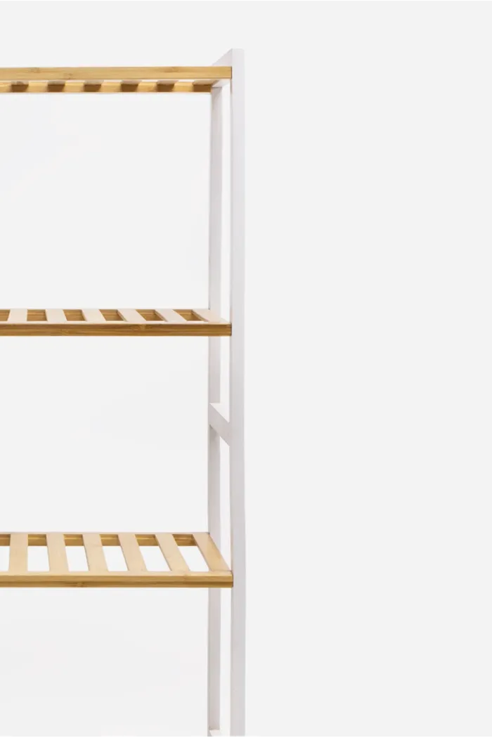 ESTANTERÍA DE BAMBÚ 4 BALDAS – 47 X 25 X 87,5 CM