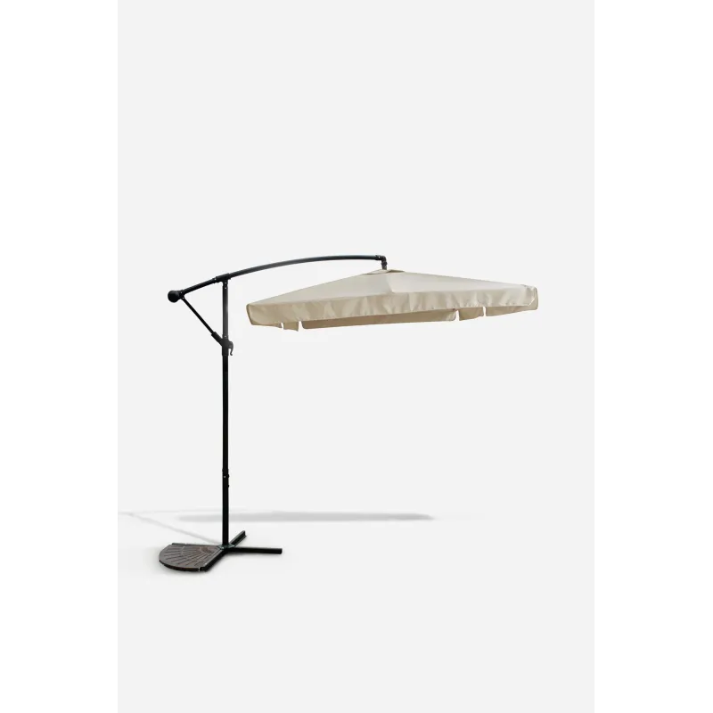 Parasol de Jardín Lateral con Poste de Aluminio/Acero - Varios Modelos