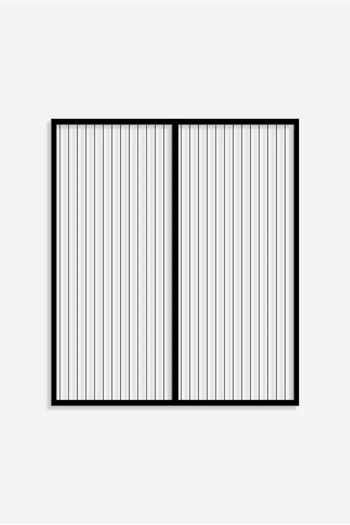 MOSQUITERA VENTANAL CON IMÁN NEGRA 250CM X 200CM