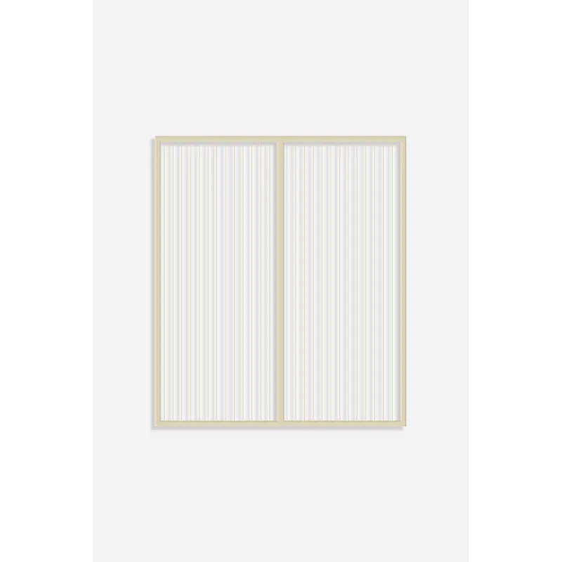 MOSQUITERA PARA VENTANA CON IMÁN BEIGE 130CM X 150CM