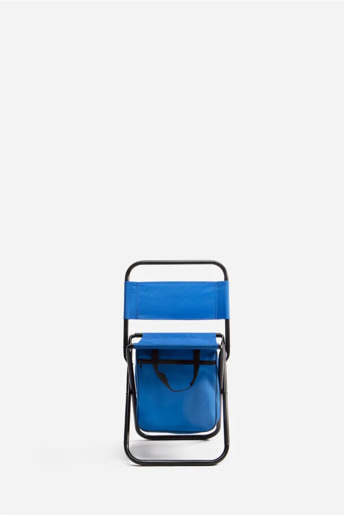 Taburete de Camping Plegable y Ligero con Bolsillo - 3 Colores - 35x35x58 cm