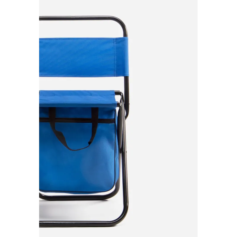 Taburete de Camping Plegable y Ligero con Bolsillo - 3 Colores - 35x35x58 cm
