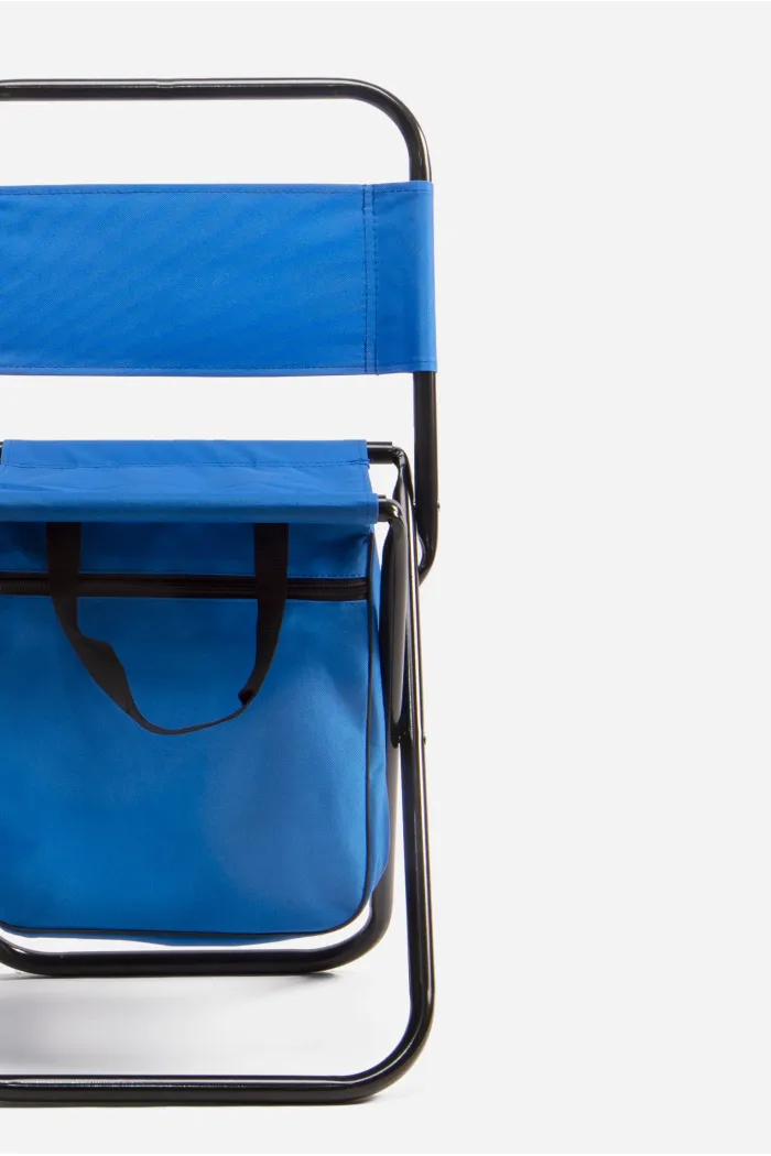 Taburete de Camping Plegable y Ligero con Bolsillo - 3 Colores - 35x35x58 cm
