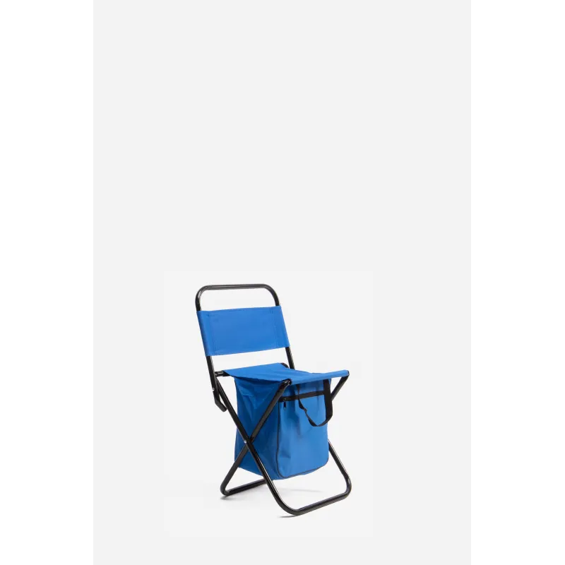 Taburete de Camping Plegable y Ligero con Bolsillo - 3 Colores - 35x35x58 cm