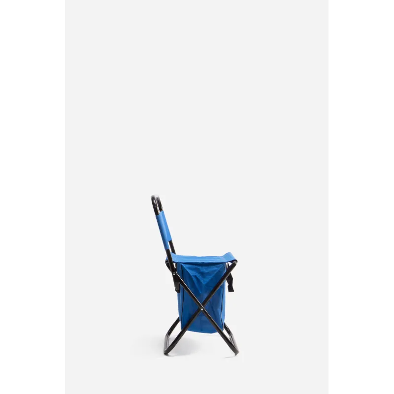 Taburete de Camping Plegable y Ligero con Bolsillo - 3 Colores - 35x35x58 cm