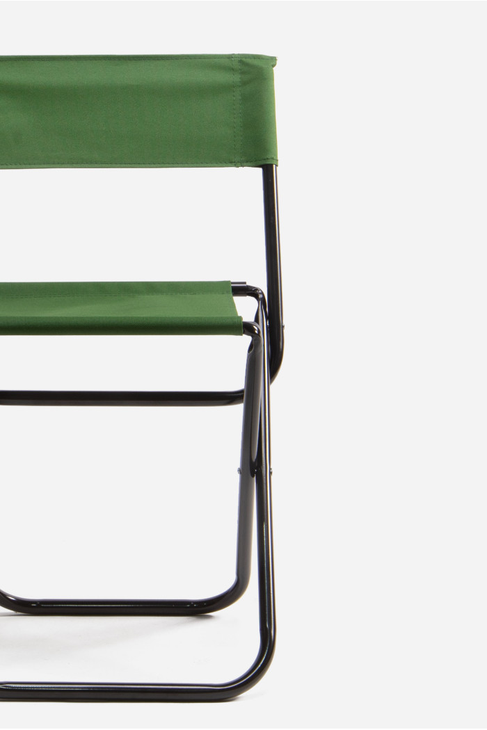 SILLA PLEGABLE METAL+TELA 35X26X58 CM COLOR VERDE