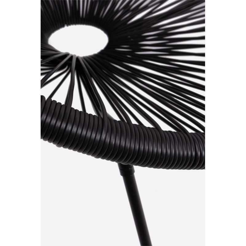 Silla Modelo Acapulco de Acero y Ratán