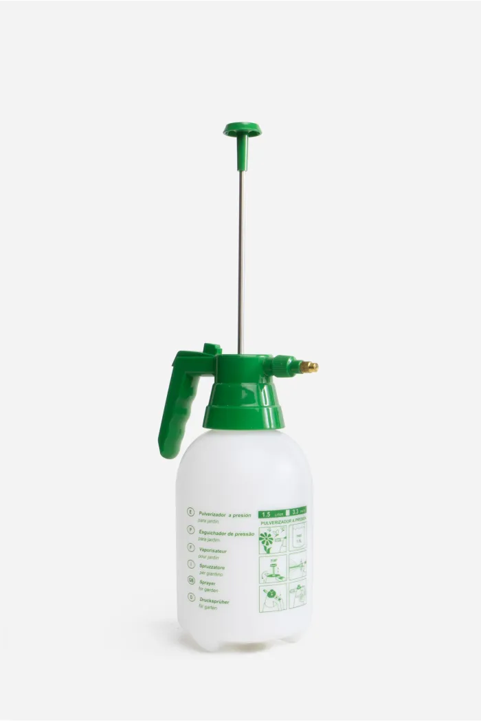PULVERIZADOR A PRESIÓN PE+PP 1,5L 17,5X12X30 CM