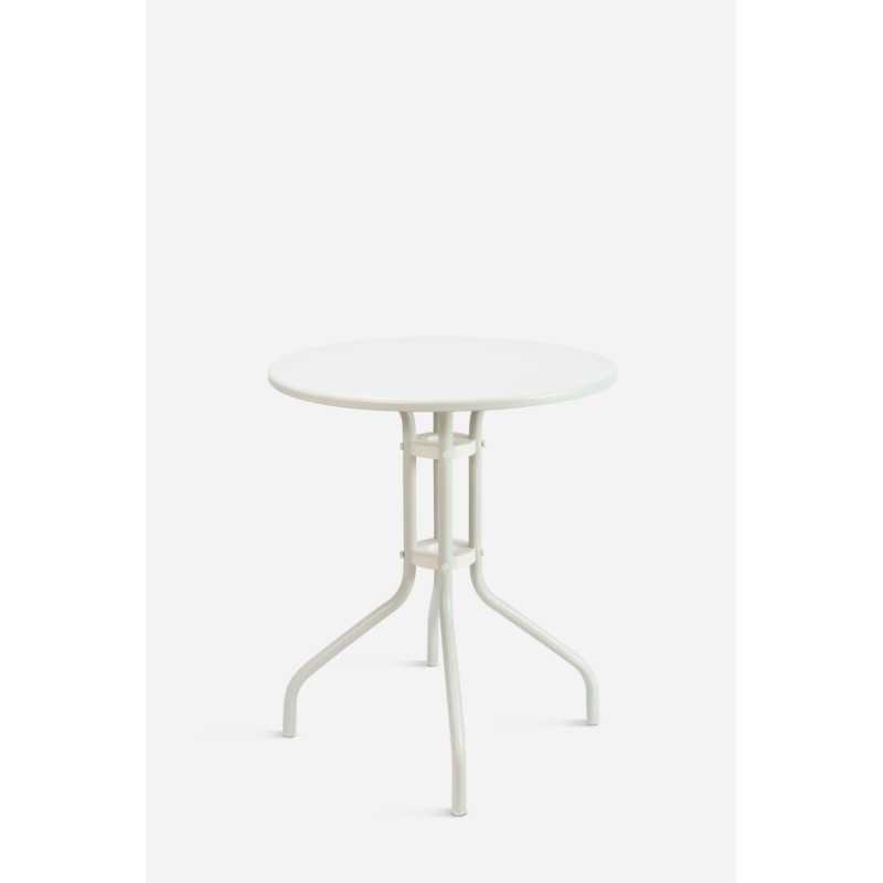 Mesa Redonda de Metal para Jardín Ø60 cm - 3 Colores
