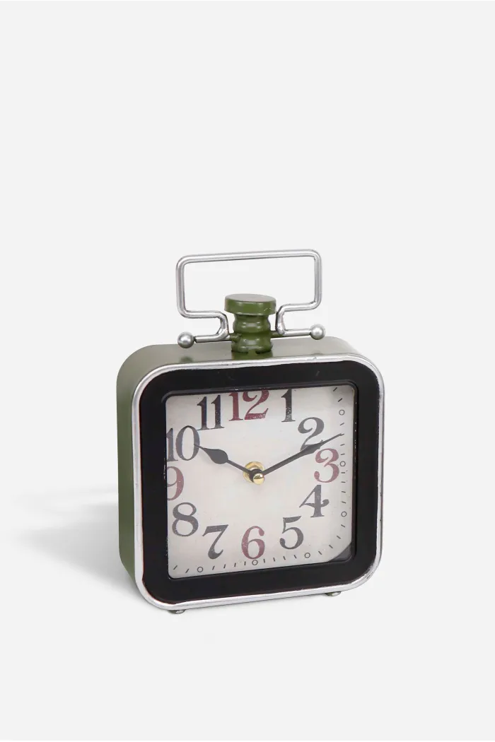 Reloj de mesa vintage - Verde