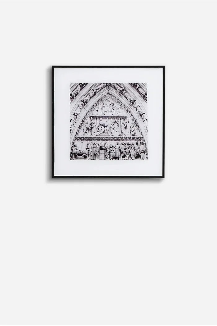 Set de 3 Cuadros Cristal Arquitectura 30x30 cm
