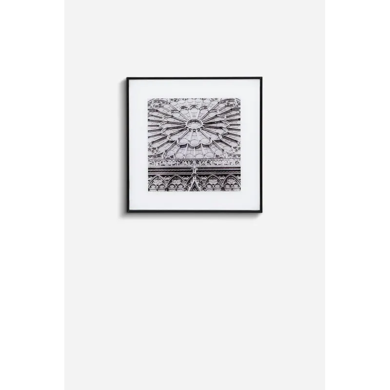 Set de 3 Cuadros Cristal Arquitectura 30x30 cm