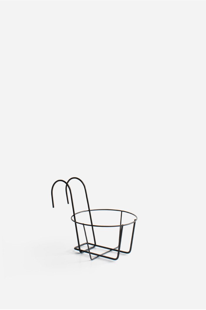 Soporte Jardinera de Metal de Colgar  18X26X21 cm