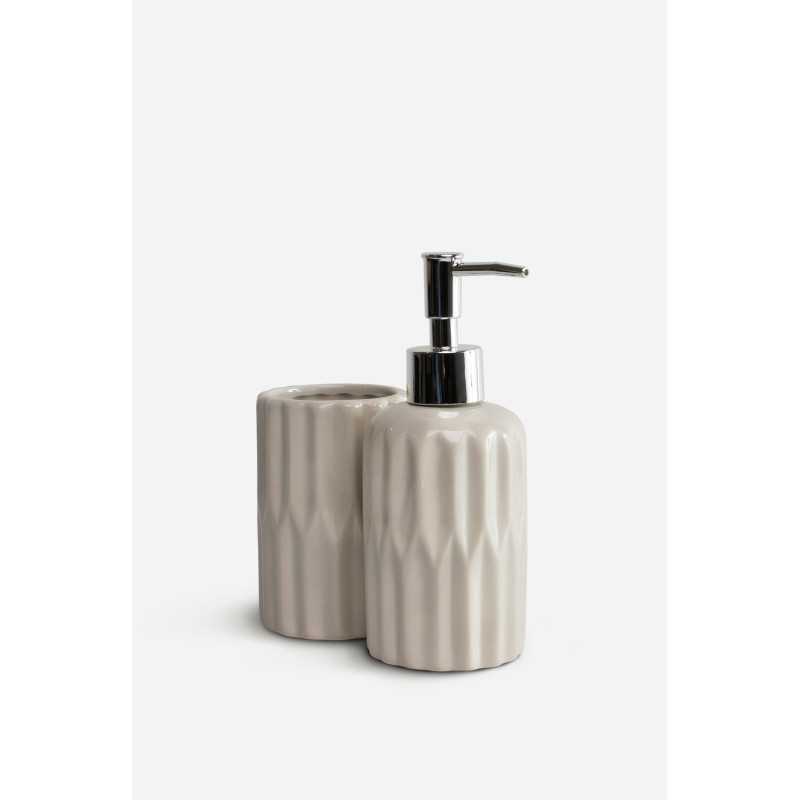 Juego de Baño de Cerámica de 2 Piezas - Ø7X15X18 cm